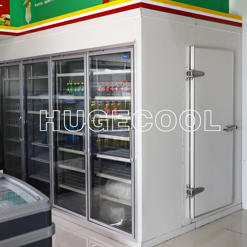 Display Walk In Cooler/ Freezer with Glass Door